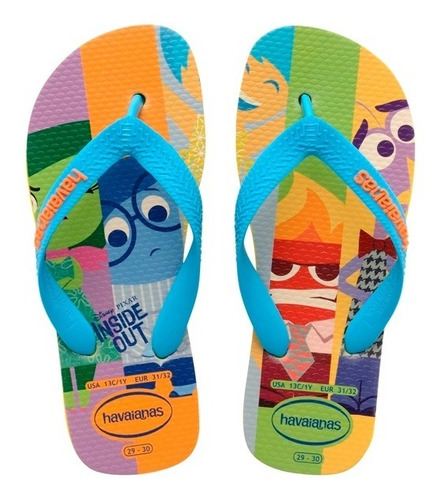 Zonazero Havaianas Ojotas Kids Disney Intensamente Niños