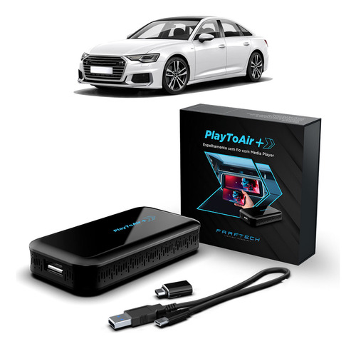 Espelhamento Carplay Sem Fio Player Playtoair+ A6