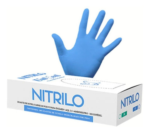 Guantes De Nitrilo Uniseal Colores Y Tallas 100pz