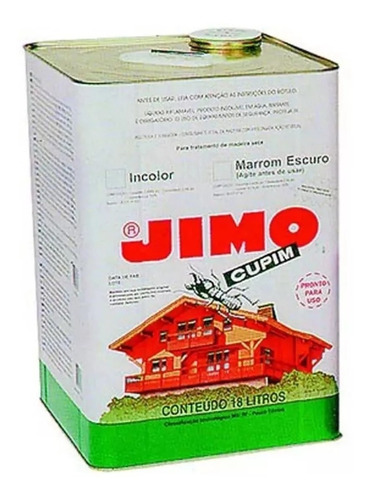 Protector Madera Jimo Cupim 18 Lts Polillas Taladros Insecto