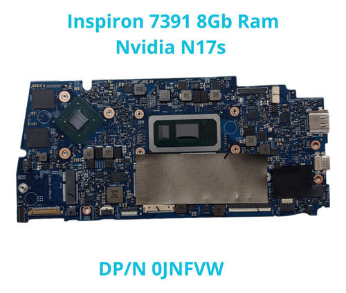 Placa Mãe Dell Inspiron 7391 Corei5-10210u