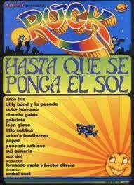 Rock Hasta Que Se Ponga El Sol.afiche Original Spinetta, Etc