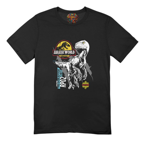 Playera Estampada Jurassic World Velociraptor Dtf