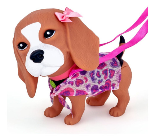 Cachorrinho De Brinquedo Beagle Marrom Realista Boneco Vinil