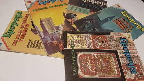 Epopeya Lote De 5 Comics Ed. Novaro Años 60s Y 70s Excelente