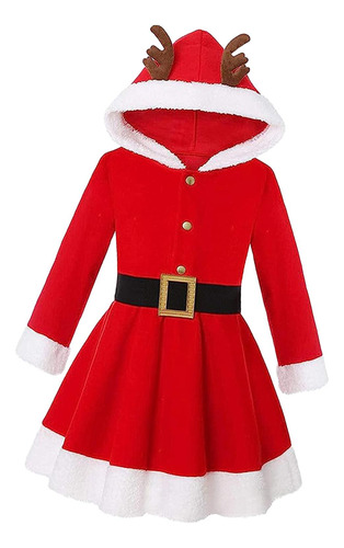 Vestido De Navidad De Alce, Disfraz De Navidad, Trajes 110cm