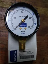 Comprar Manometro Beyca Diametro 50 Mm Rosca 1\u002F8 Inf. Mm1-34
