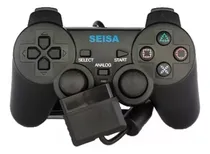 Comprar Joystick Compatible Ps1 Ps2 Playstation 2 Cable Alta Calidad Negro