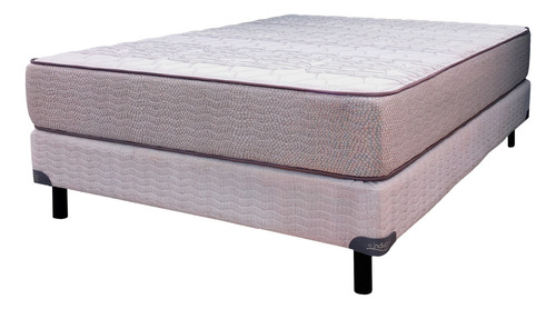 Mulata Muebles & Mas Sommier conjunto mulata de 2 plazas elegancia soporte y durabilidad en espuma de alta densidad 140x190x26 130kg