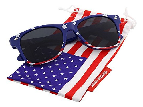 Grinderpunch Gafas De Sol De La Bandera Americana Classic Us