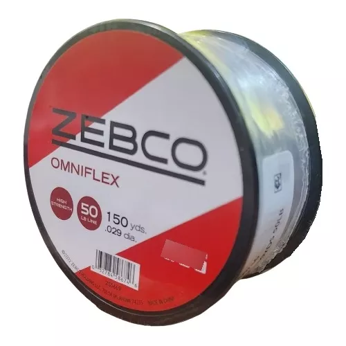 Linea 50 Lb Sedal 137 Mts Zebco Omniflex Caña Pesca Linea