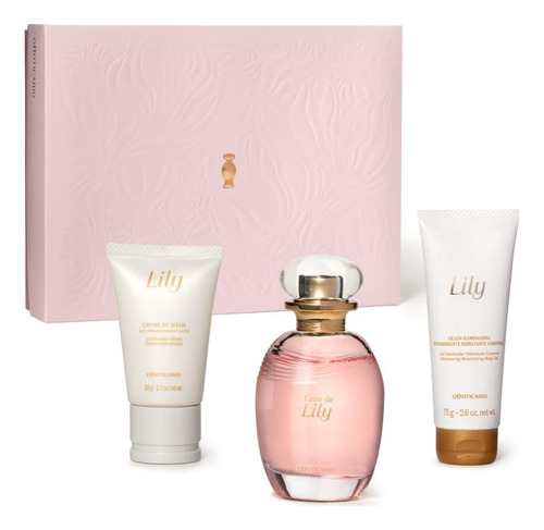 Kit Presente Dia Das Mães Lily Cuidados (3 Itens)