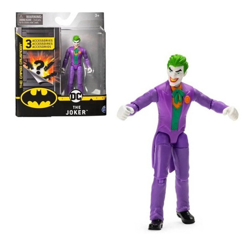 Joker The Caped Crusader Con 3 Accesorios Dc Batman