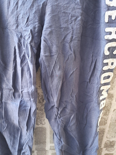 Pants Capri Azulmarino Abercrombie Talla M De Mujer-d7 (Usado)