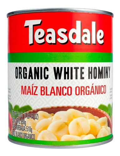 Maíz Pozolero Teasdale Orgánico 850g