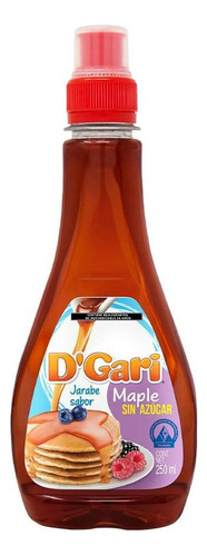 Jarabe Dgari Sabor Maple Sin Azucar 250ml Sugar Free