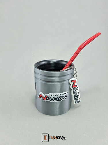 Mate Pistón + Llavero Personalizado De Regalo