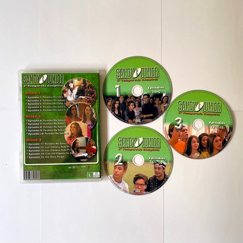 Dvd Sandy E Junior Seriado Terceira Temporada Completa