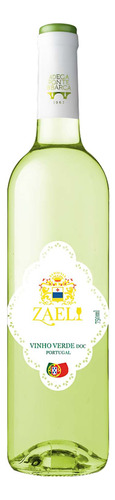 Kit 6un Vinho Verde Branco Meio Seco Português Zaeli 750ml