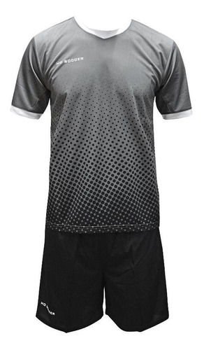 Set Camiseta + Short Ho Soccer Torm Gris - Negro