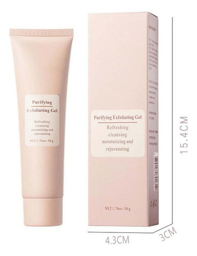 Gel Exfoliante 50 G Y Limpiador Facial De Queratina Para Pie