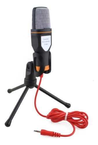 Microfono Omnidireccional Con Soporte Cable Plug Chico