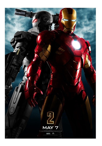 Poster Iron Man Marvel Avengers  Pelicula 50x70