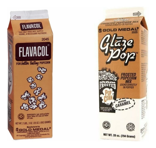 Paquete De Flavacol Sal De Mantequilla Para Palomitas Y Glaz