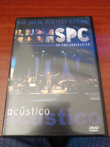Dvd Show Spc Só Pra Contrariar Acústico Super Raro