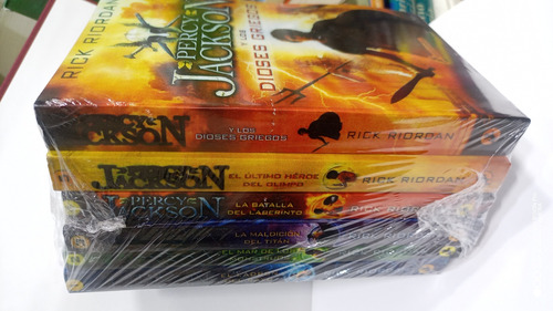 Saga Percy Jackson. Rick Riordan. 6 Libros FĂsicos Nuevos