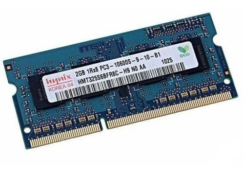 Memoria Sodimm Ddr3 2gb Pc3 10600s Notebook Dell Compatible