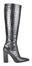 Comprar Botas Caña Alta Taco Alto Mujer De Cuero Cassidy- Ferraro