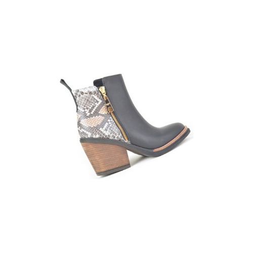 Botinetas Botas Botitas De Mujer De Cuero Kioto - Ferraro