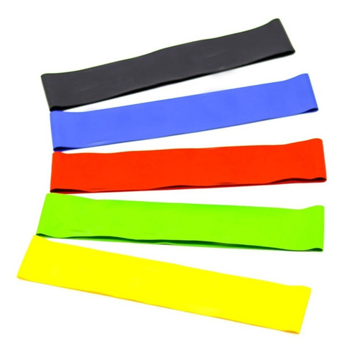 Faixa Elastica Mini Band Hip Band Thera Band Super Band 5un