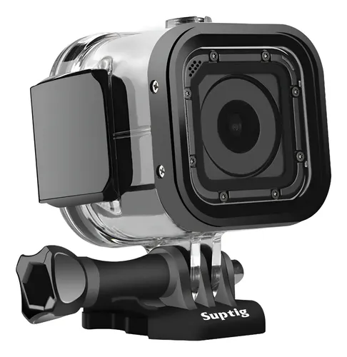 Funda Impermeable Suptig Para GoPro Hero 8, Sumergible Hasta 60 Metros, Con Lente De Vidrio Templado Y Soporte De Liberación Rápida