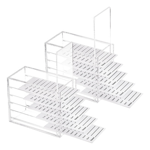 Nicunom Paquete De 2 Fundas Organizadoras De Pestanas Postiz
