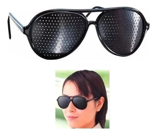Marco Gafas Pinhole Reticulares Estenopeica Metodo Bate