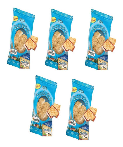 Pack X 5 Galletitas  Crackers  De Solitas X 500grs