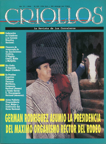 Criollos, Rodeo Chileno, La Revista De Los Corraleros, Nº 46