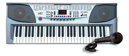 Teclado Musical Organo Mk2083 54 Teclas Sonidos Y Ritmos