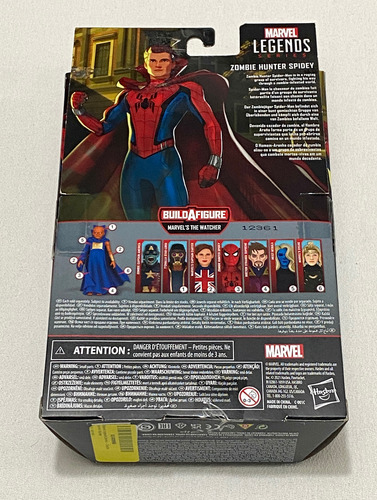 Marvel Legends - Zombie Hunter Spiderman Wave The Watcher (Usado)