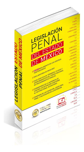 Legislación Especializada Penal Del Estado De México 2024. Código Penal. Código Nacional De Procedimientos Penales, Apartado De Declaraciones De Invalidez,  Reglamento De Los Centros Penitenciarios.