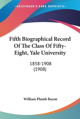 Libro Fifth Biographical Record Of The Class Of Fifty-eig...