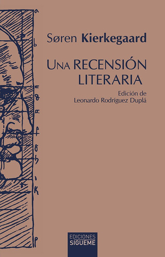 Libro Una Recension Literaria - Kierkegaard, Soren