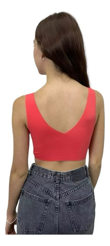 Top Calvin Klein Lightly Lined Coral Qf4706-600 Original