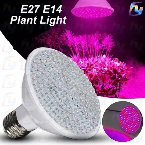 Plant Grow Light E27, 48 Led, Luz De Espectro Completo