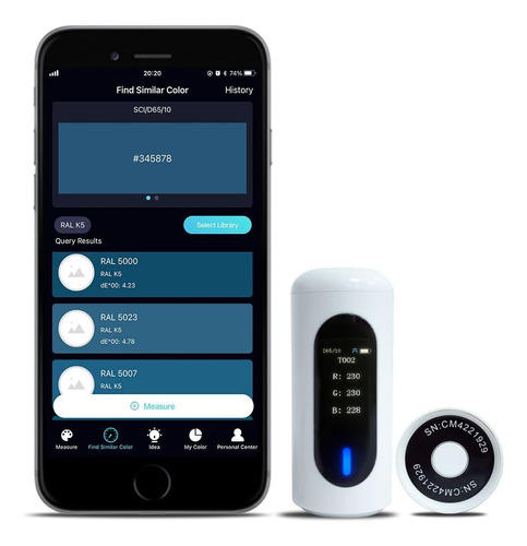Veykolor Colorímetro De Sensor De Color, Compatible