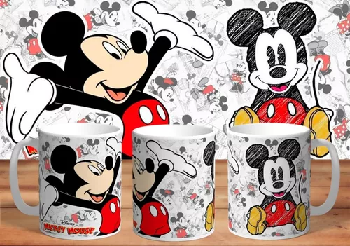 Taza Mickey Mouse Personalizada De Plástico
