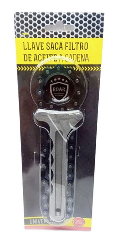 Llave Saca Filtros De Aceite A Cadena Reforzada - Roar