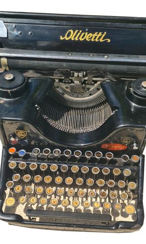 Máquina De Escribir Olivetti Ivrea M40, De Los Años 1930!!! (Usado)